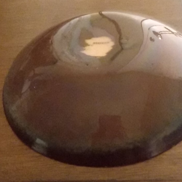 Vintage Leon Statham hammered Copper Enamel Bowl - Picture 3 of 4